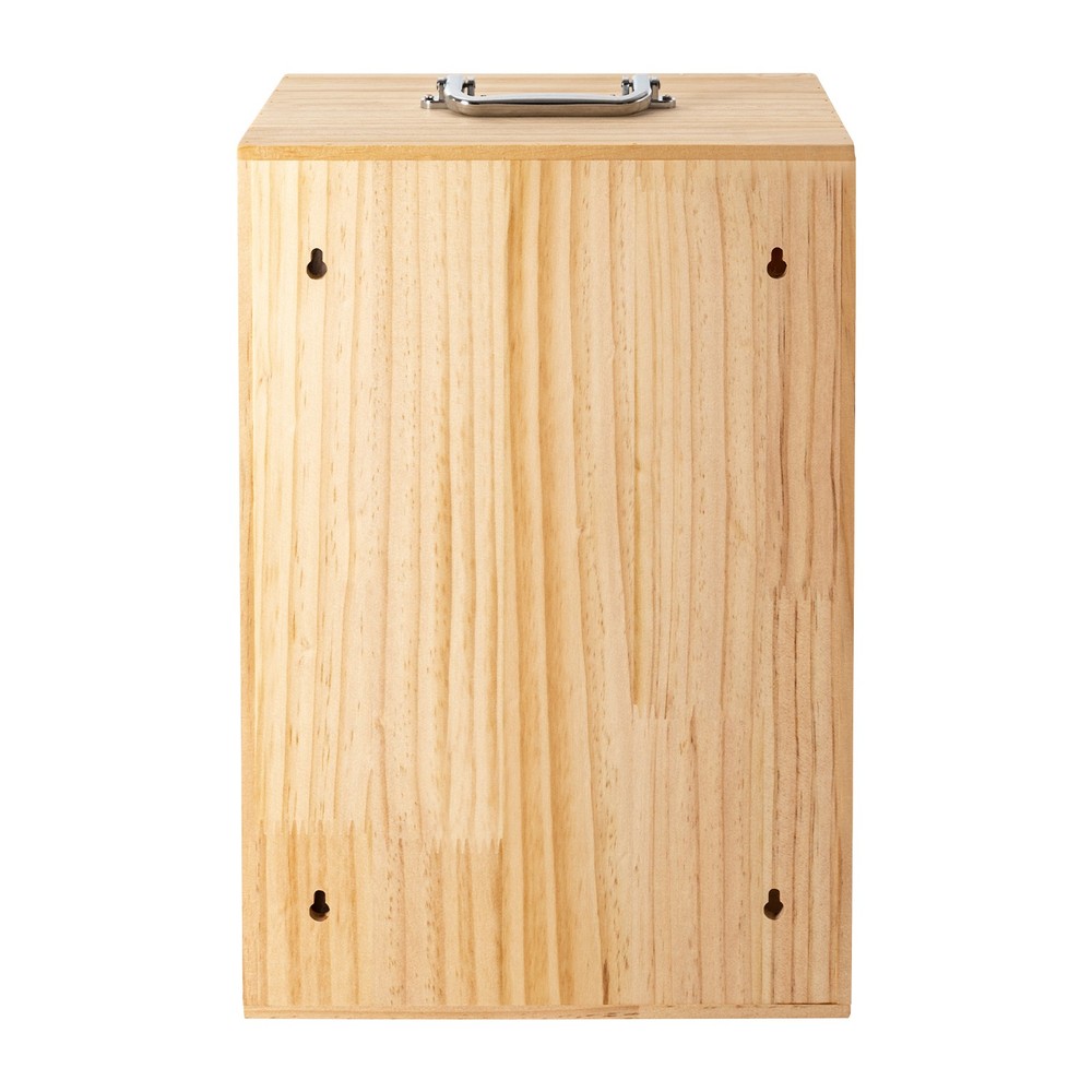 Cell Phone Storage Cabinet with 48 Slots, Lockable & Wall-Mountable