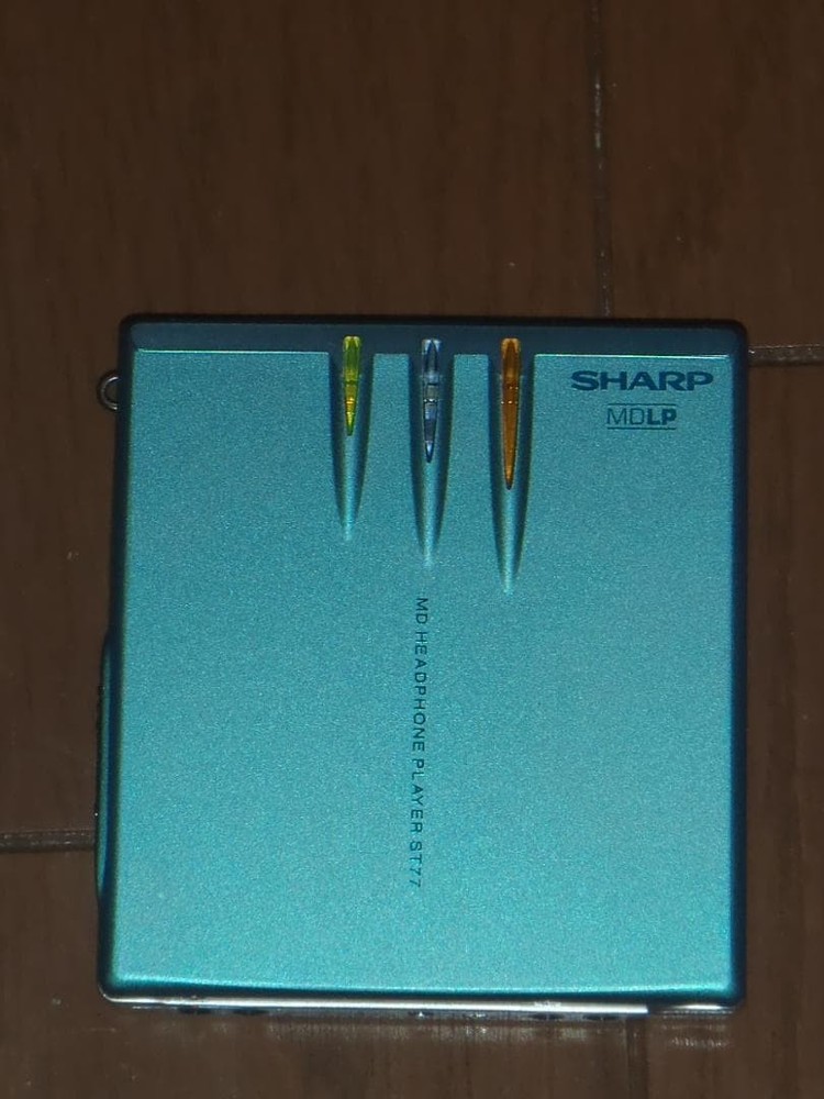 Sharp Portable MD Player Sharp MD-ST77-A Operation Confirmed