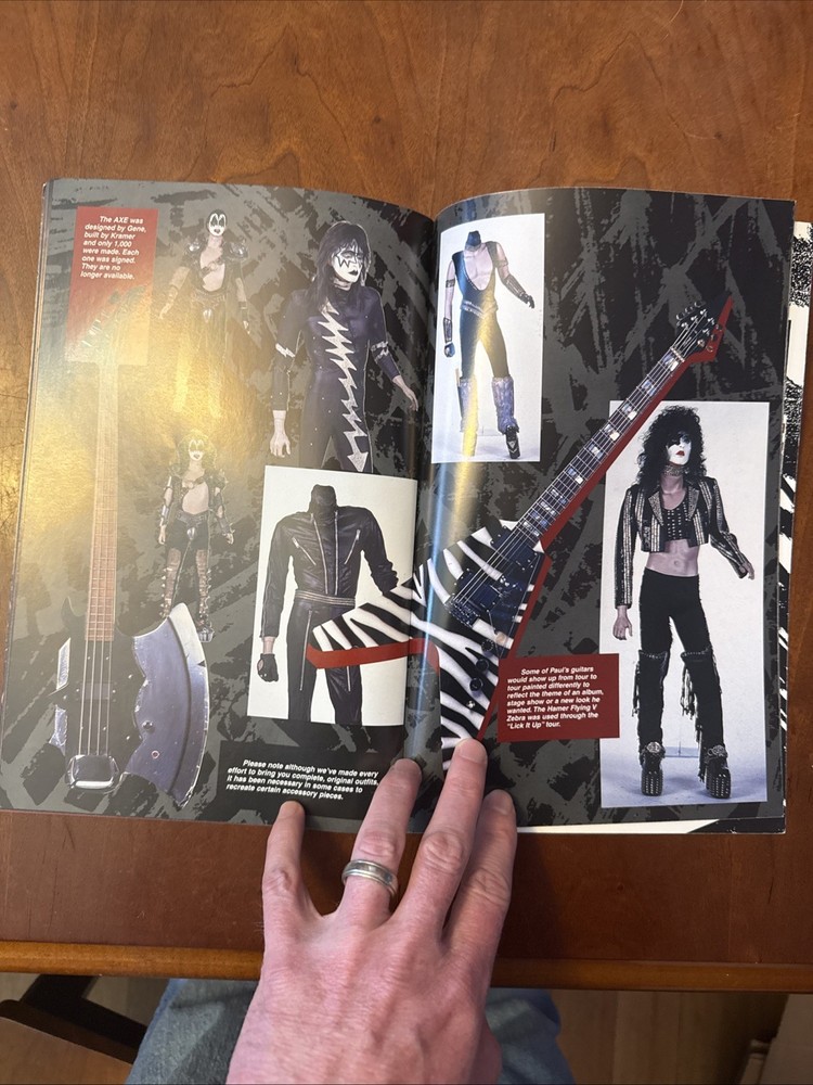 KISS Program Tour Book Tourbook 1995 Official Convention Vintage Kiss Aucoin Era