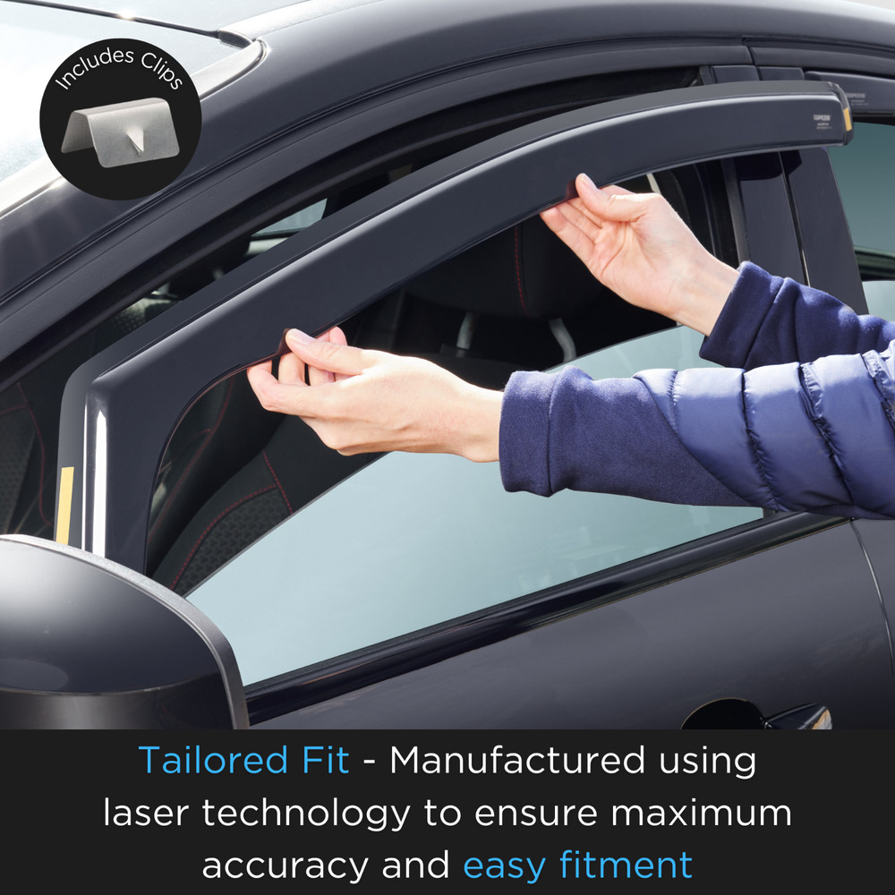 ISPEED Wind Deflectors for Range Rover Evoque MK2 2018-2024 4pc Set Accessories