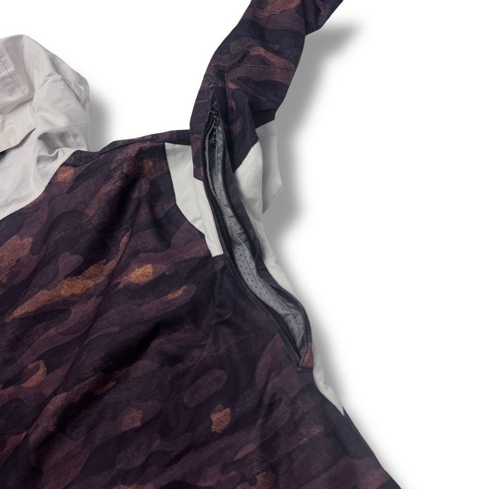 Volcom Pullover Snowboard Jacket Small Dusk Camo Womens Zip Tech Open Ski FLAW