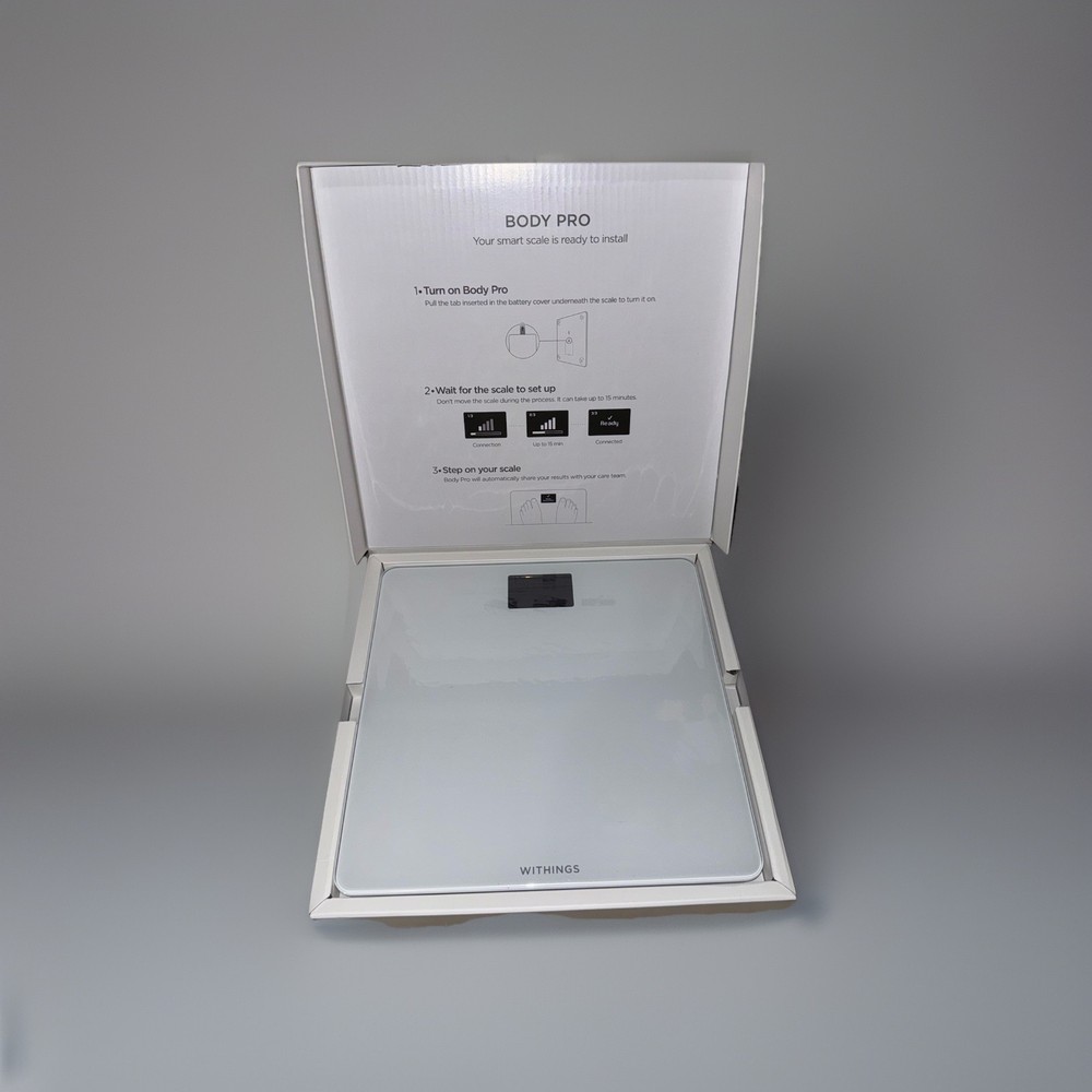 Withings Body - Digital Wi-Fi Smart Scale with Automatic Smartphone... Fast Ship
