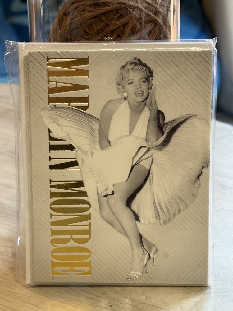 2012 Marilyn Monroe 8 Note Cards with Envelopes NIP by Sam Shaw
