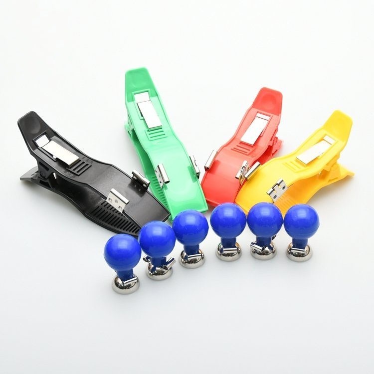 ECG Accessory Combo Set-4x Universal Limb Clips+Blue Rubber Bulb for ECG Machine
