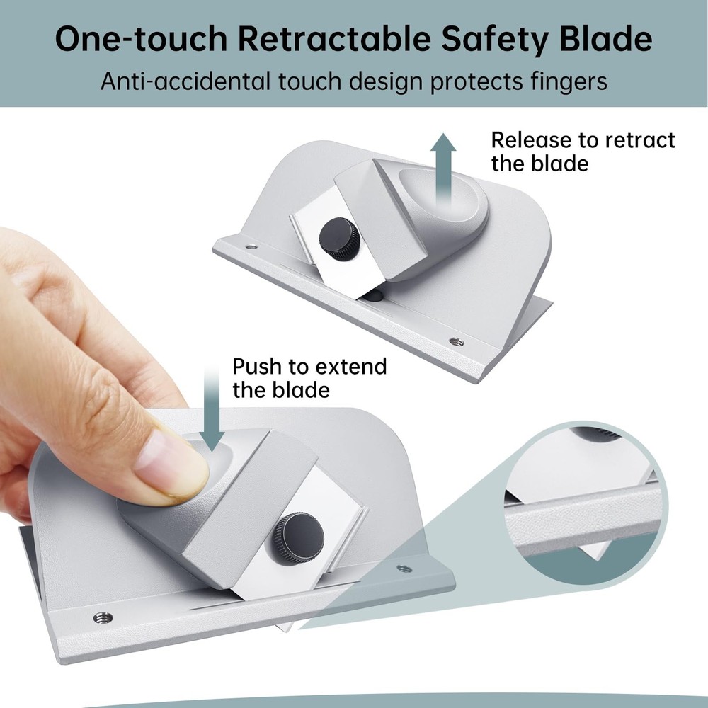 Retractable Mat Cutter - 45° Bevel Blade Mat Board Cutting Cutter Tool for