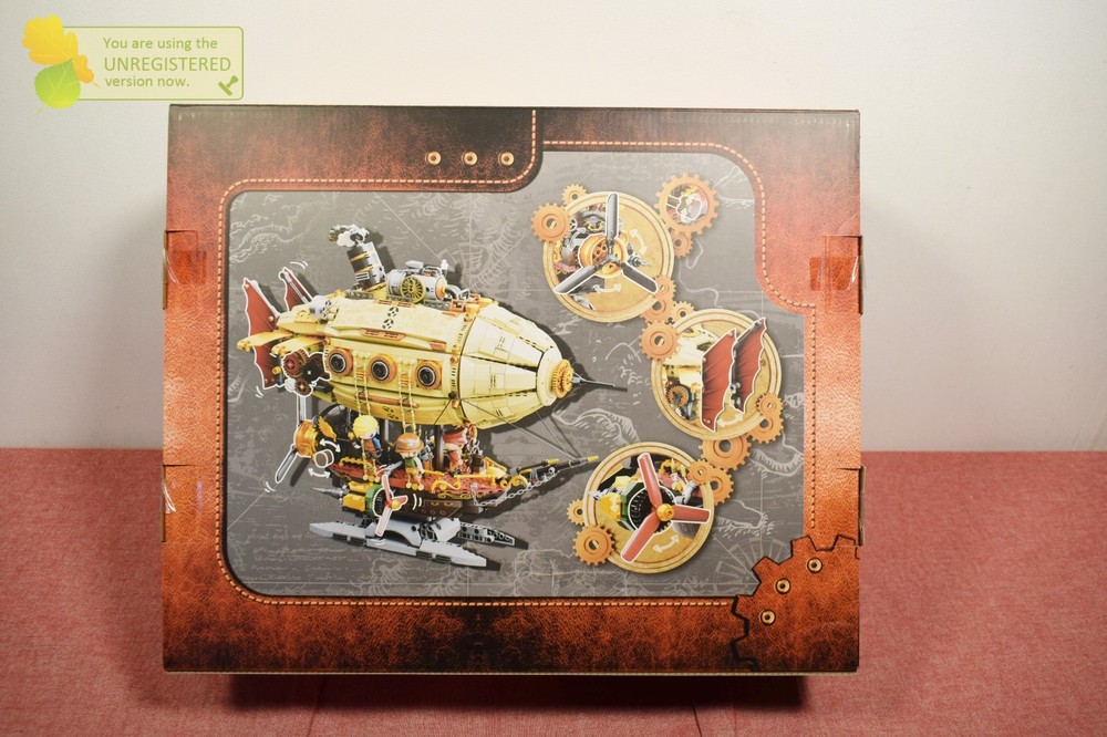 Pantasy Steampunk Airship Buildable Brick Block Set 85021
