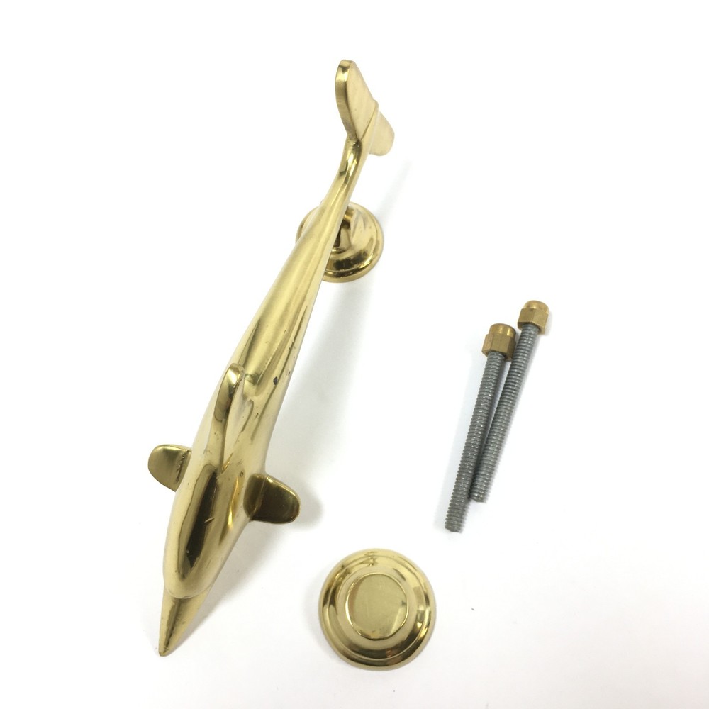 Door Knocker - Dolphin - Polished Brass (Dolphin)