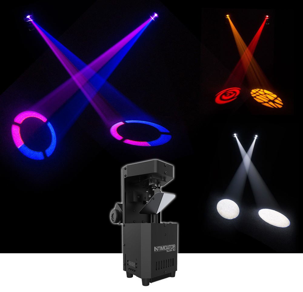 Chauvet Intimidator Scan 110 Compact LED Scanner Dance Floor Party Effect Light