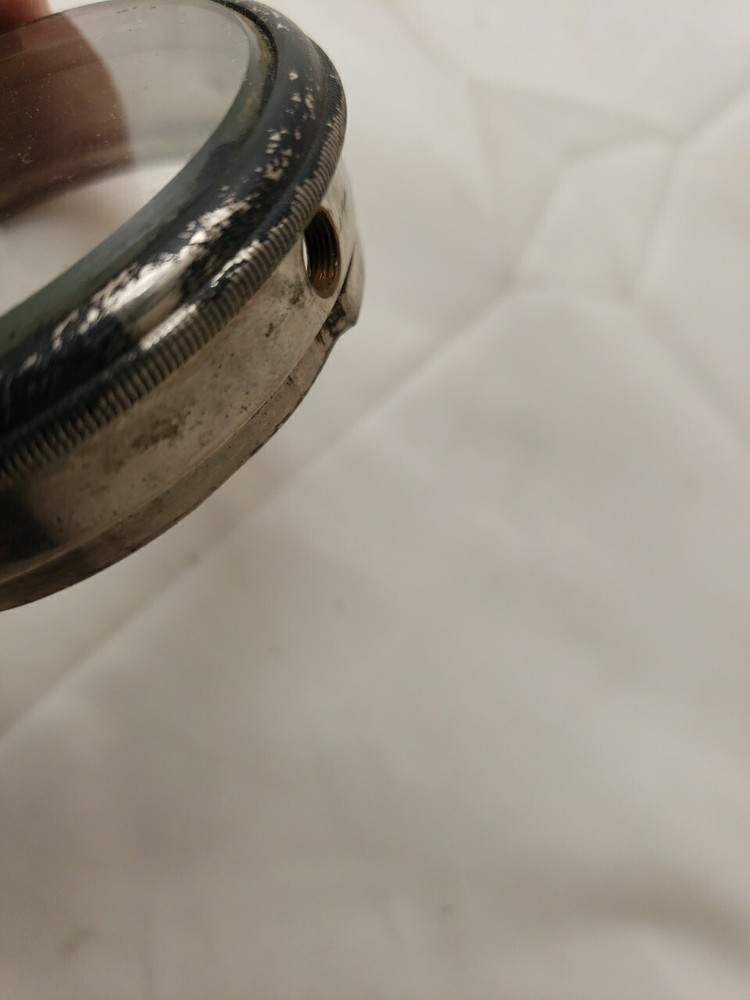 Old round Metal optical Lens