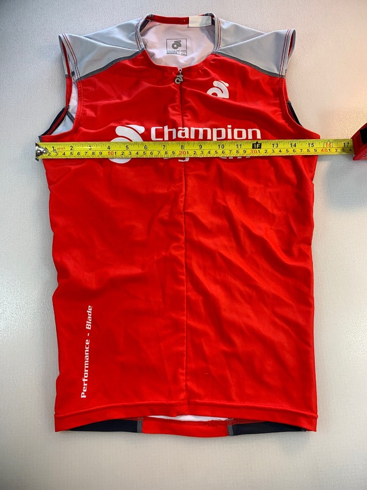 Champion System Womens Blade Long Tri Triathlon Top Small S (6545-5)