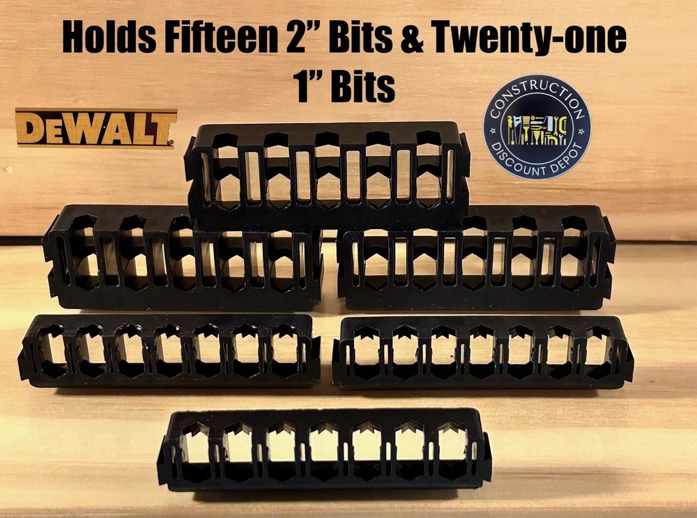6 DEWALT Tough Case Insert Bit Holder Racks Bit storage holder New