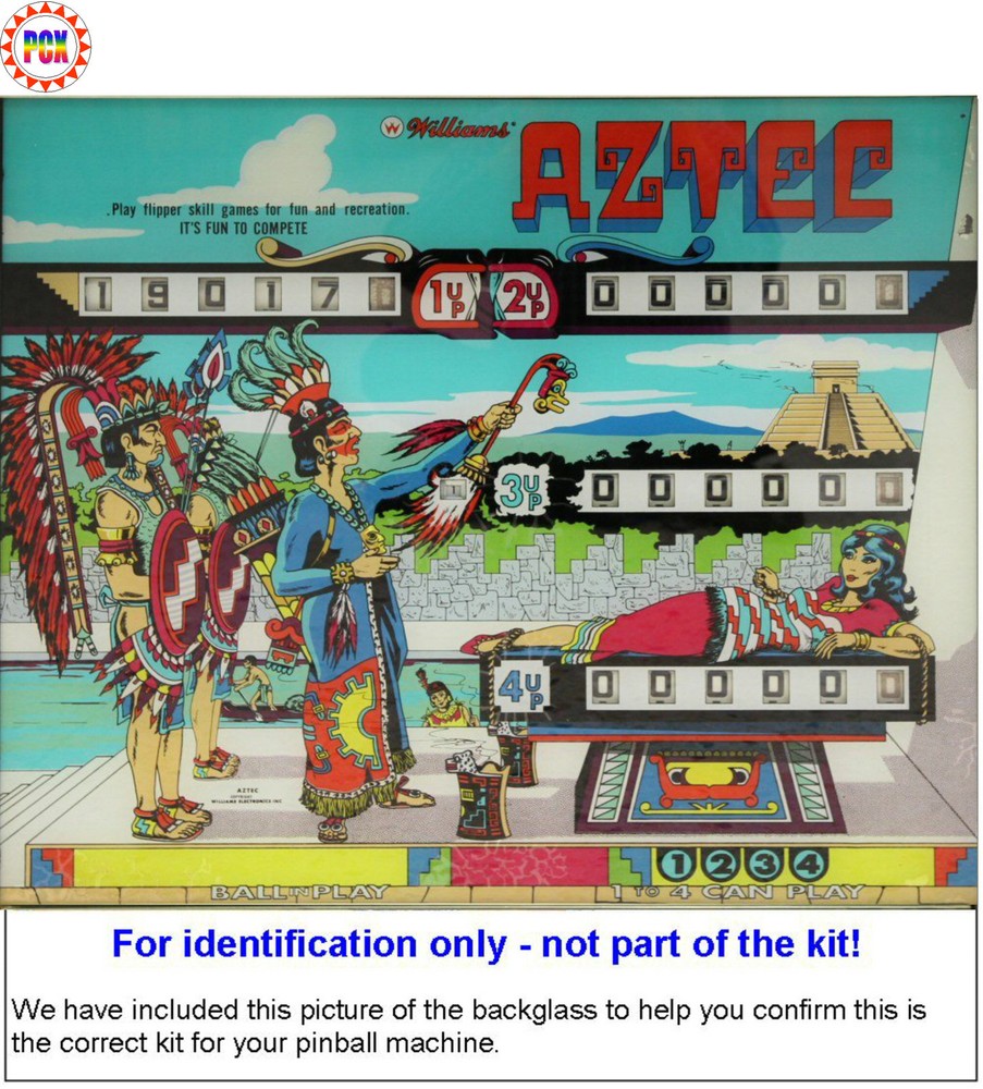 1976 Williams Aztec Pinball Basic Tune-up Kit