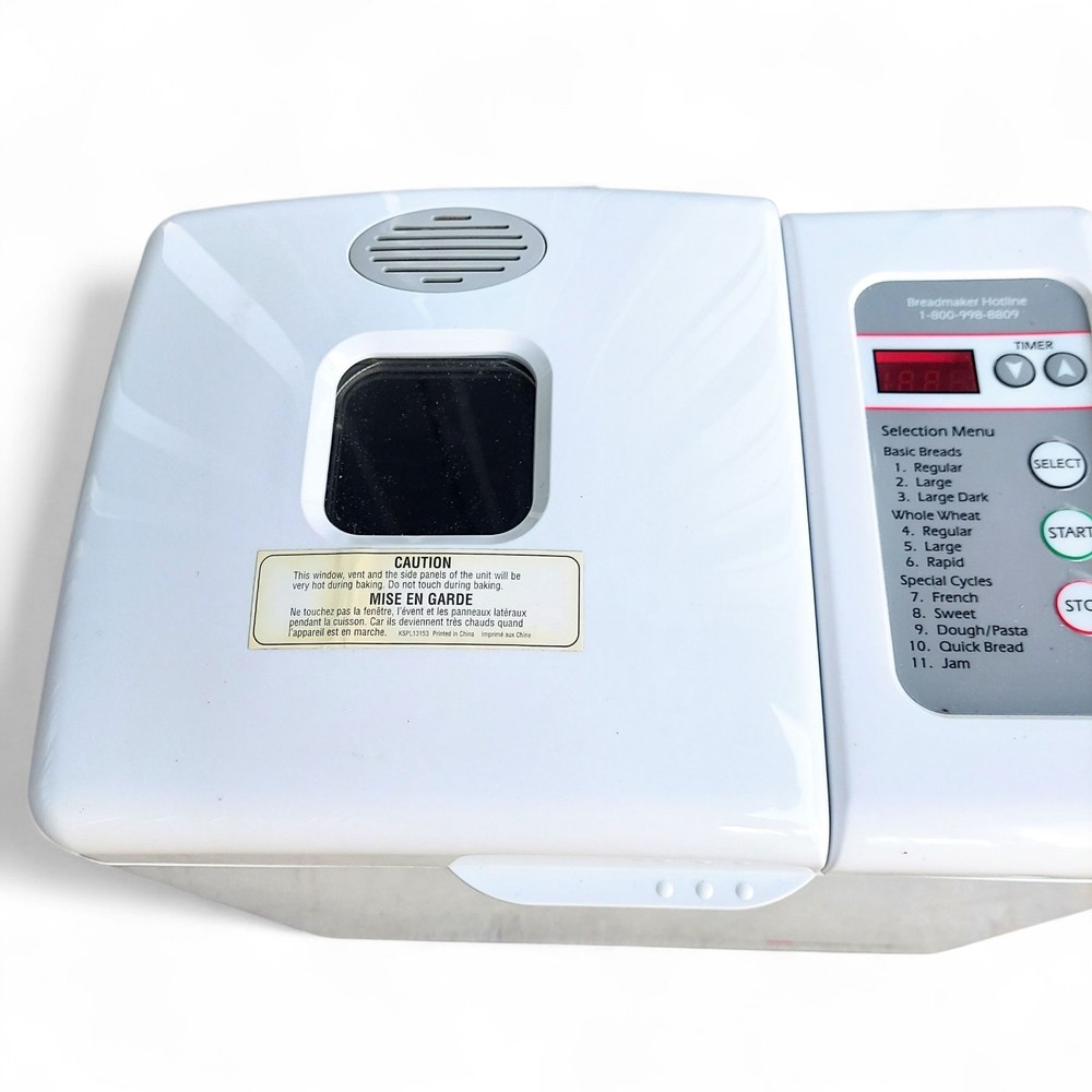 Regal Kitchen Pro Bread Maker K6730 Machine White Tested Works Great