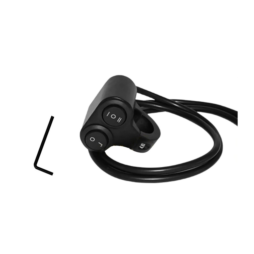 Motorcycle Handlebar 7/8" Dual Button On Off Switch For Headlight Scooter New