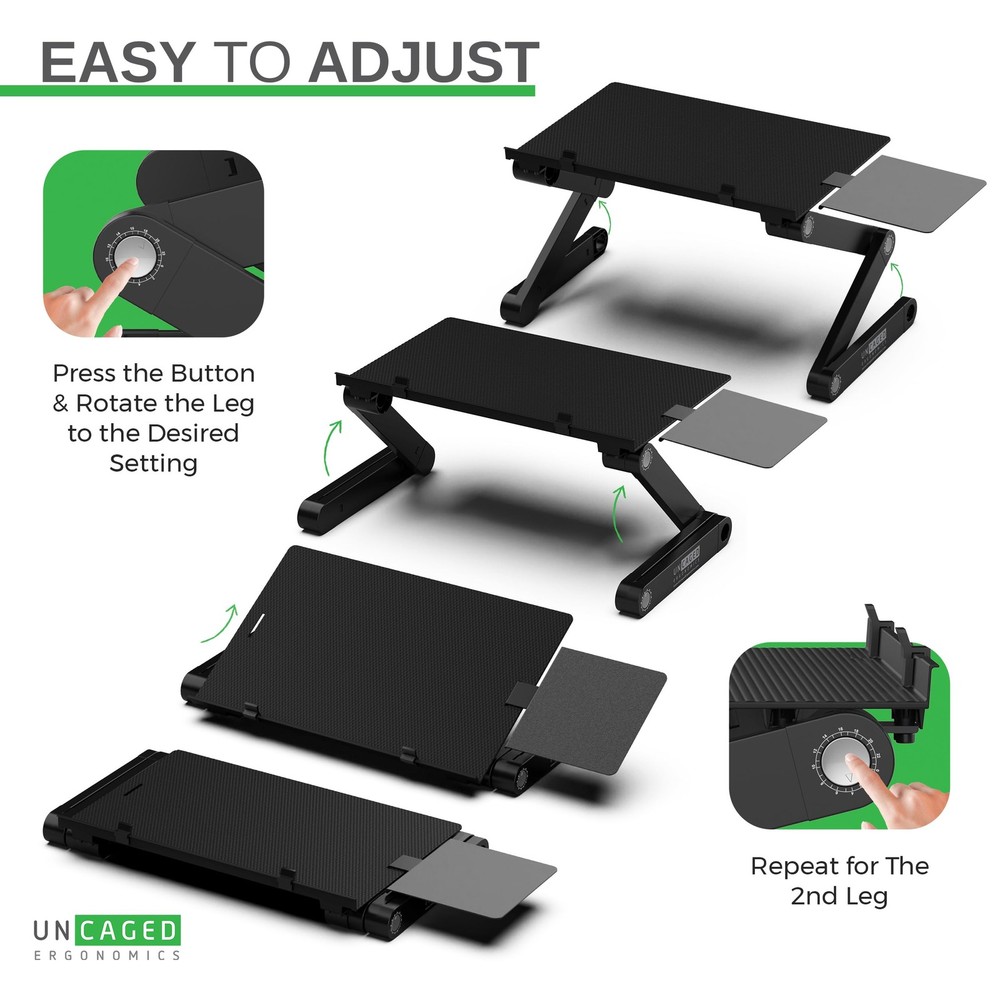 WorkEZ Adjustable Keyboard Stand for Desktop Computer Keyboard Riser for desk Ke