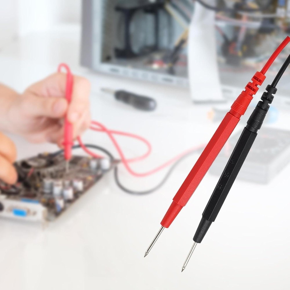 Premium 16in1 Multimeter Test Leads Kit Replaceable Silicone Jumper Wires with E