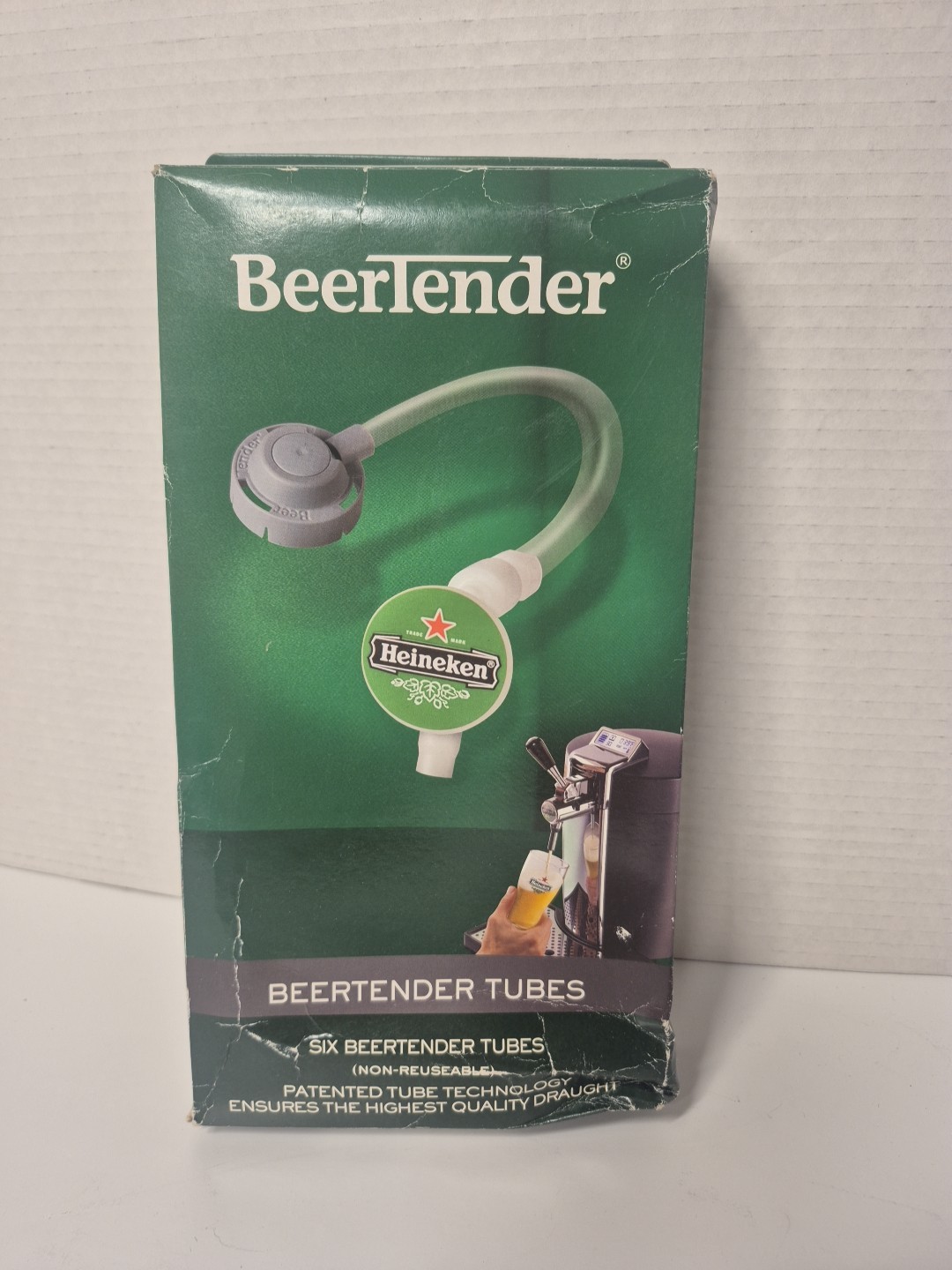 Heineken Krups Beertender Tubes New Open Box 6 Sealed Tubes
