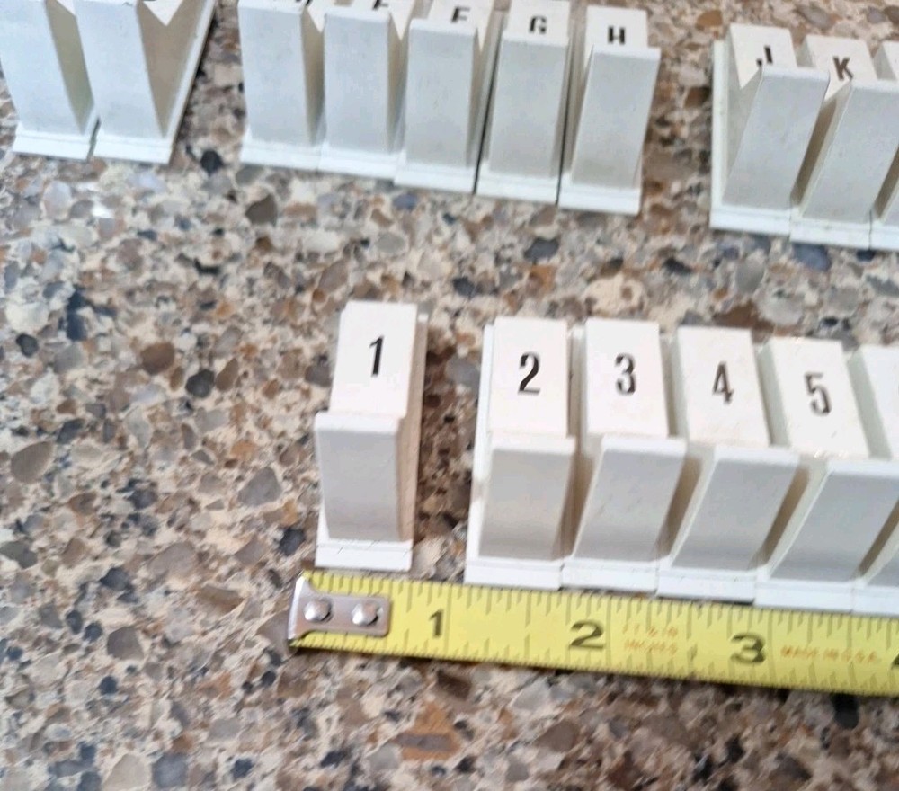 Unknown Jukebox Selection Buttons White Plastic