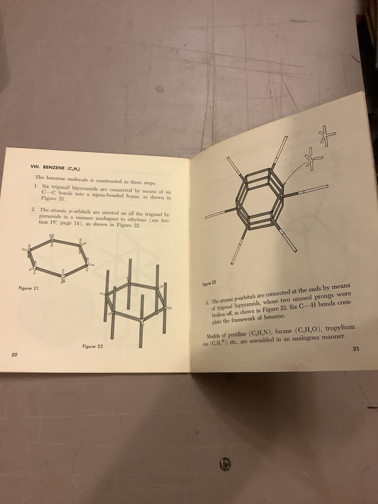 Vintage Framework Molecular Models Prentice - Hall Texas A&M Bookstore