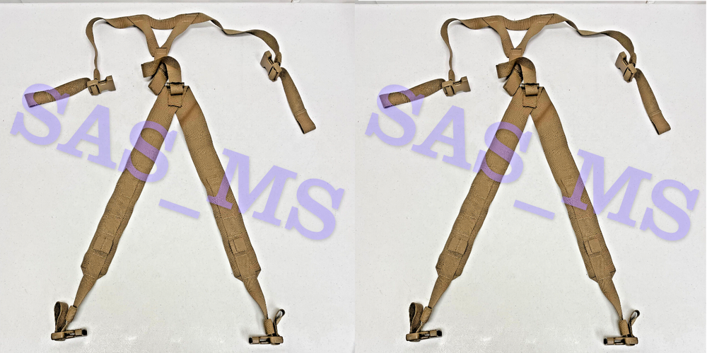 2X USMC COYOTE CHEST RIG TACTICAL ASSAULT PANEL HARNESS ASSEMBLY SHOULDER STRAP