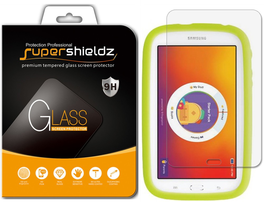 Supershieldz Tempered Glass Screen Protector for Samsung Kids Tab E Lite 7"