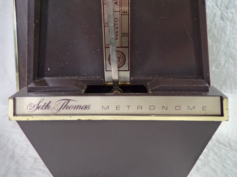 Vintage Seth Thomas Metronome Conductor E500-000, It Works!
