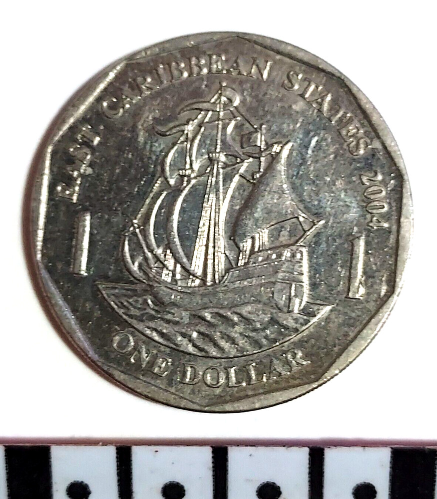 2004 Caribbean One Dollar Coin Large Coin