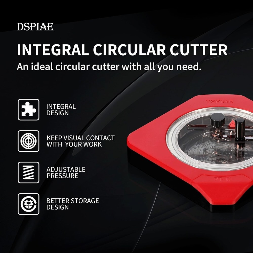 DsPiae PT-C Integral Stepless Circular Cutter Tool