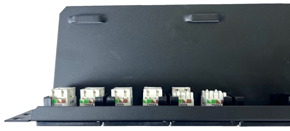 TracJack Patch Panel 16 Modules Ortronics 401045289 w/ 6x Cat5e Jacks TJ5E00