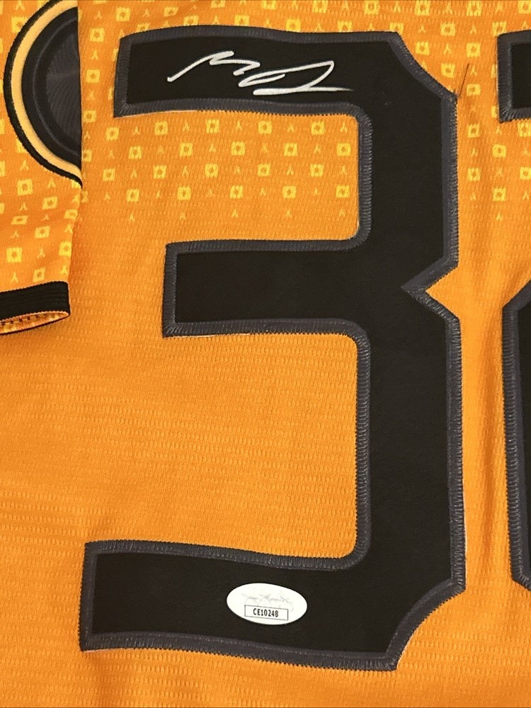 Henry Davis Pittsburgh Pirates Autographed Jersey JSA Certified