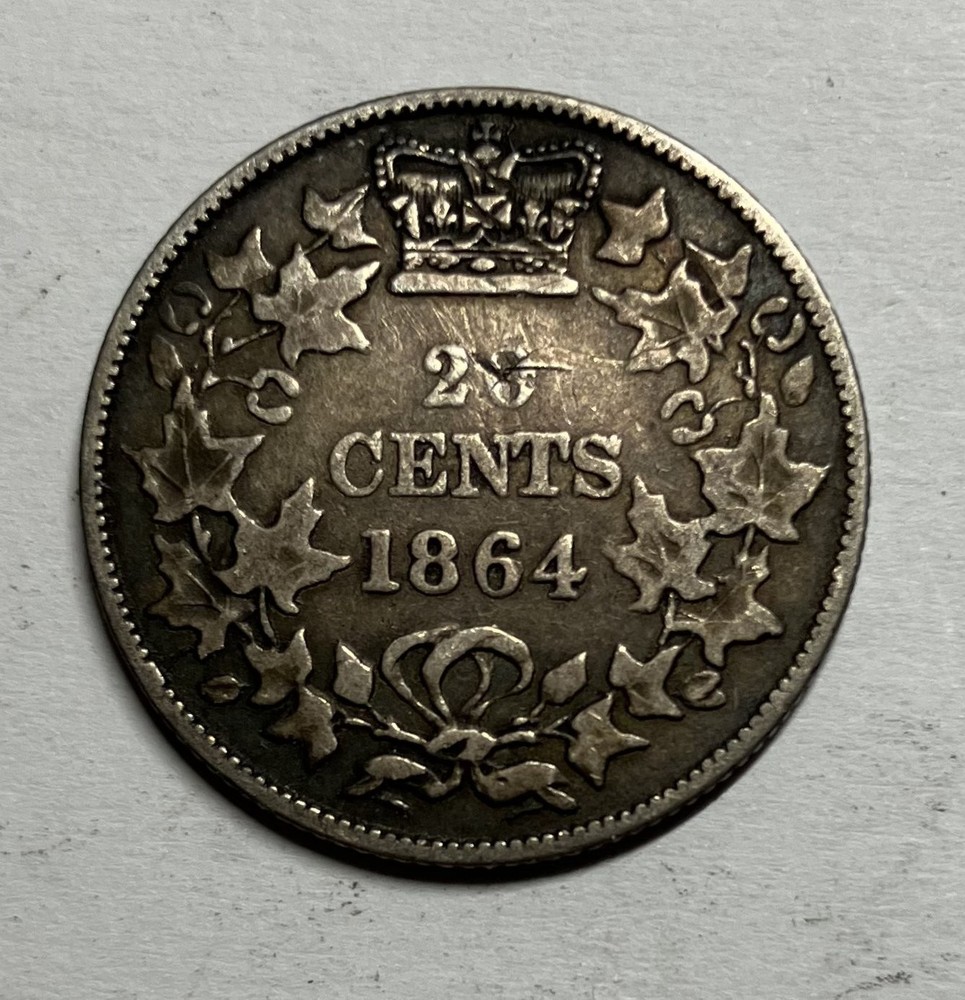 1864 New Brunswick Silver 20 Cents