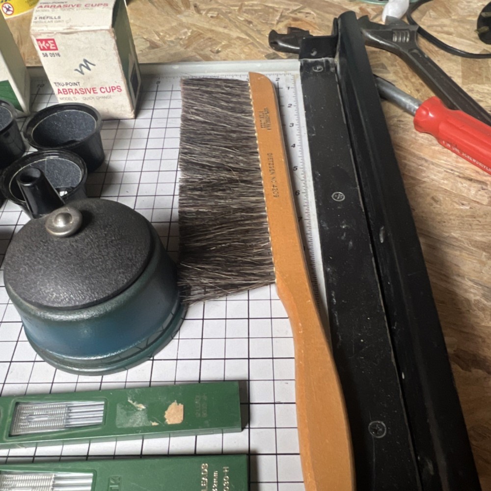 Faber Castell K&E Boston Drafting Leads Abrasive Cups sharpener and brush