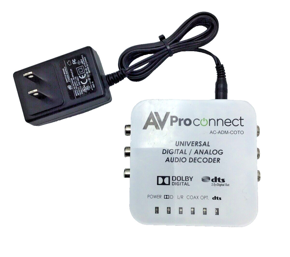 AV ProConnect AC-ADM-COTO Universal  Digital / Analog Audio Decoder