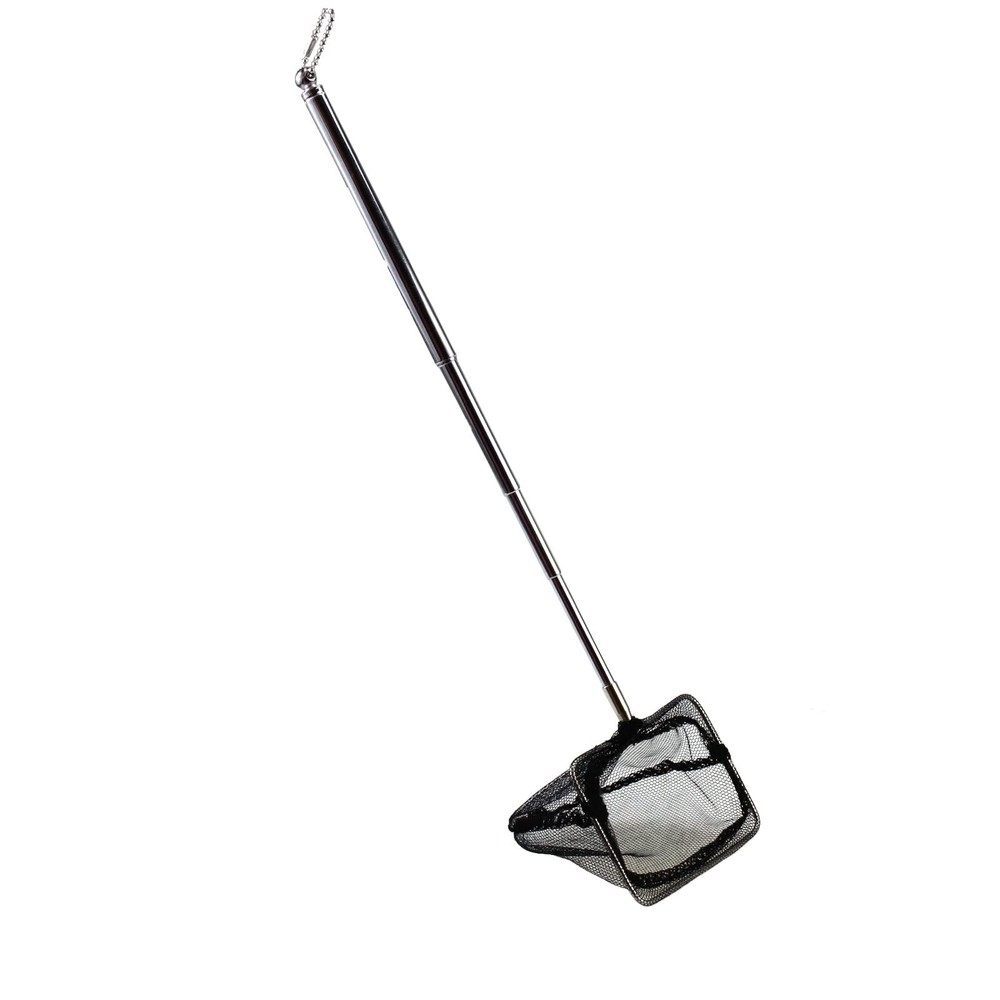 Aquarium Net with Extendable Long Handle, Adjustable Wastes Skimming Cleaning