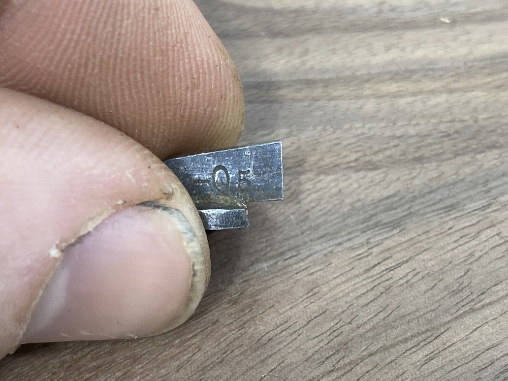 Swedish Mauser M96 M38 M94 Front Sight Size -0.5