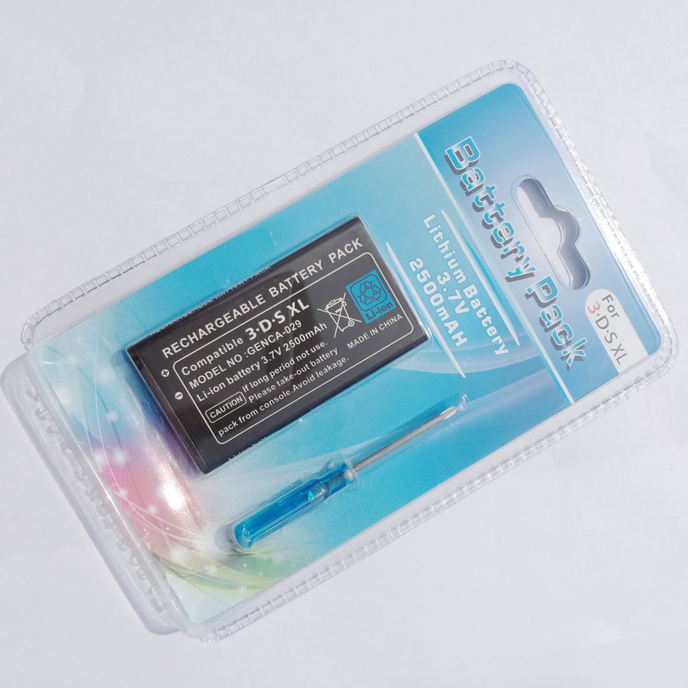For Nintendo 3ds XL/LL Game 2500mAh Replacement Battery Pack With Tool Kit