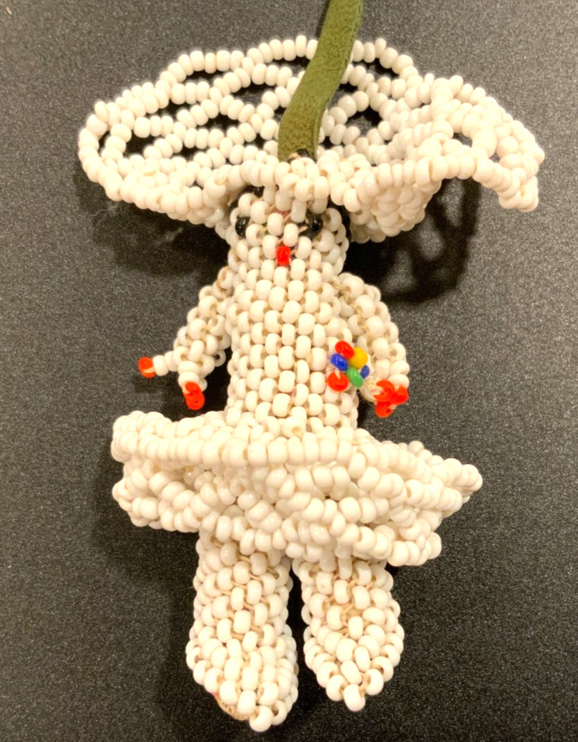Zuni(?) Beaded Doll - Mid 20th Century - 2.5” -
