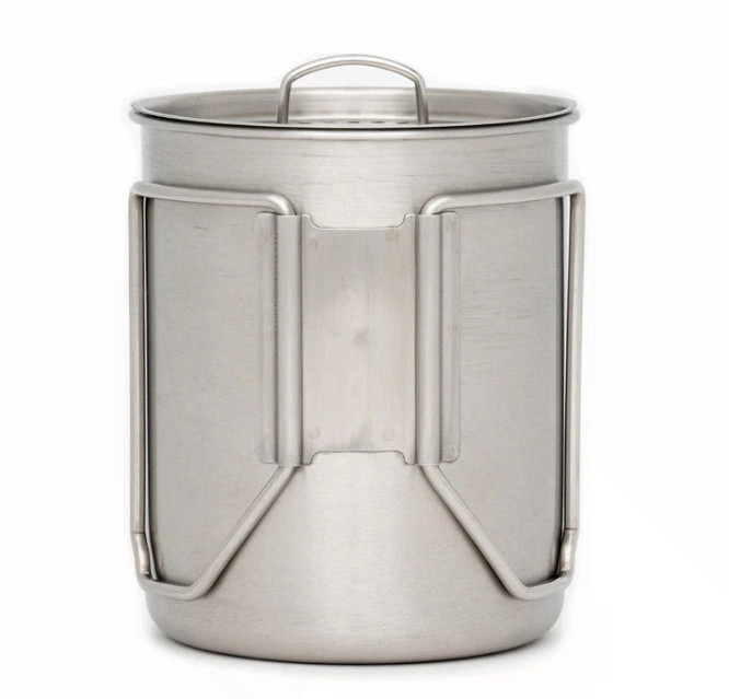 Pathfinder Stainless Steel Bottle Cook Set 32oz Camping Stove Kit