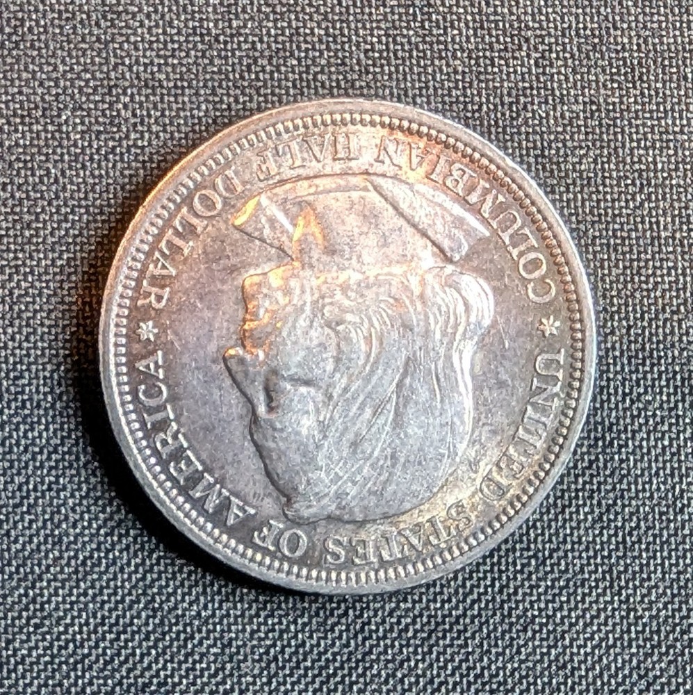 1892 Columbian Exposition Commemorative Half Dollar - Nice Toning!