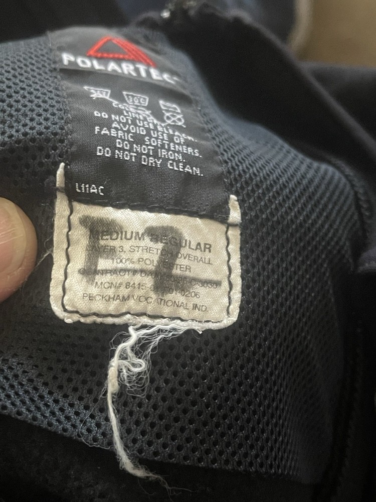 Polartec L3 Stretch Bib Overall Medium Regular Skiing Snow Layering