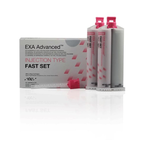 GC EXA Advanced Fast Set Injection Type VPS Impression Material 8/Pk 48mL 138113