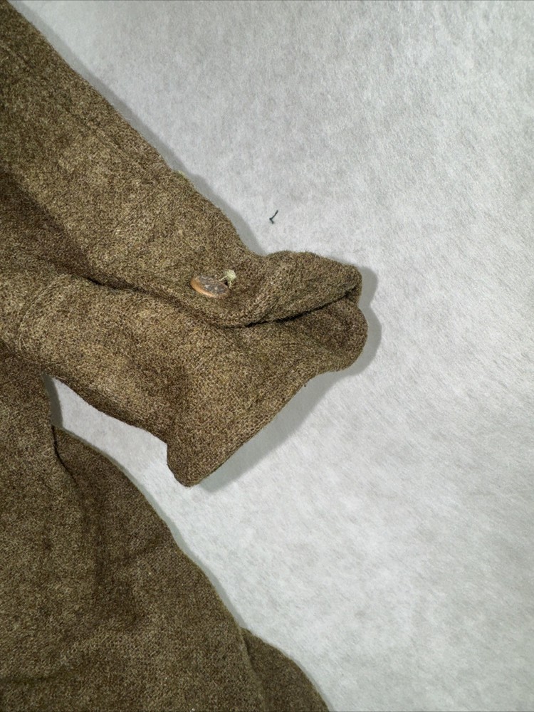 WWII US Army Wool Shirt With Patches