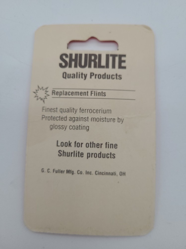 SHURLITE FLINT RENEWALS REPLACEMENT 2021X