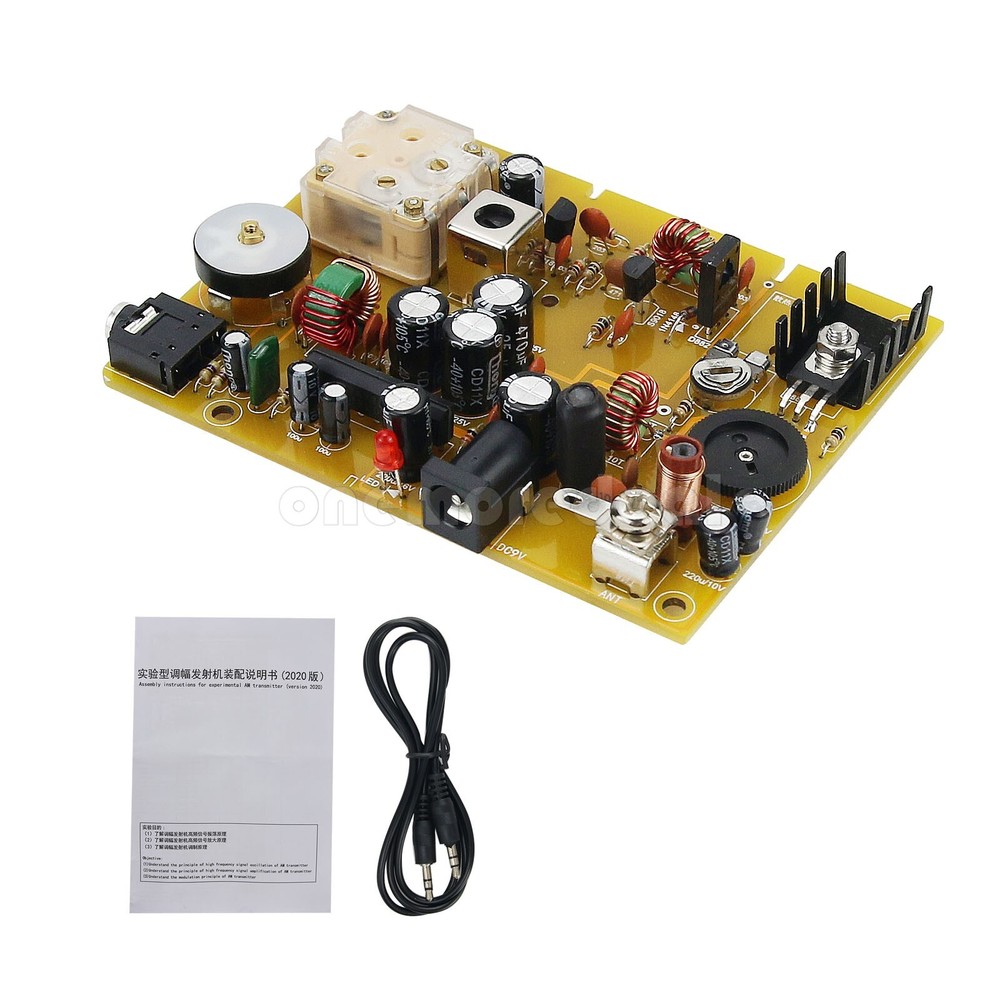 Micro-Power Medium Wave Transmitter Board DC9V 530-1600KHZ For Crystal Radio