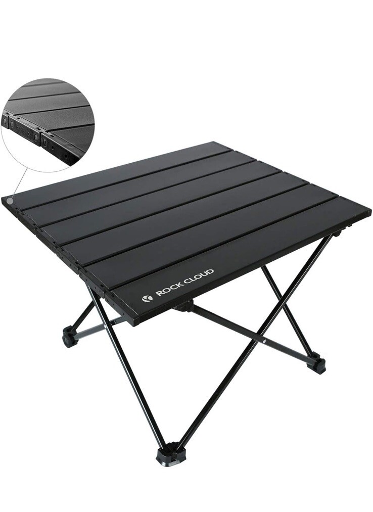 ROCK CLOUD Portable Camping Table Ultralight Aluminum Folding Table