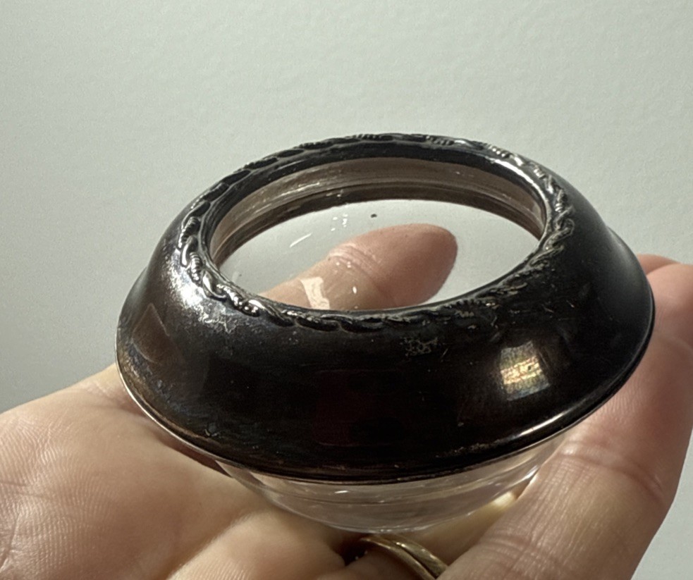 Fine Arts Sterling Silver Southern Colonial Open Salt Cellar No Monograms