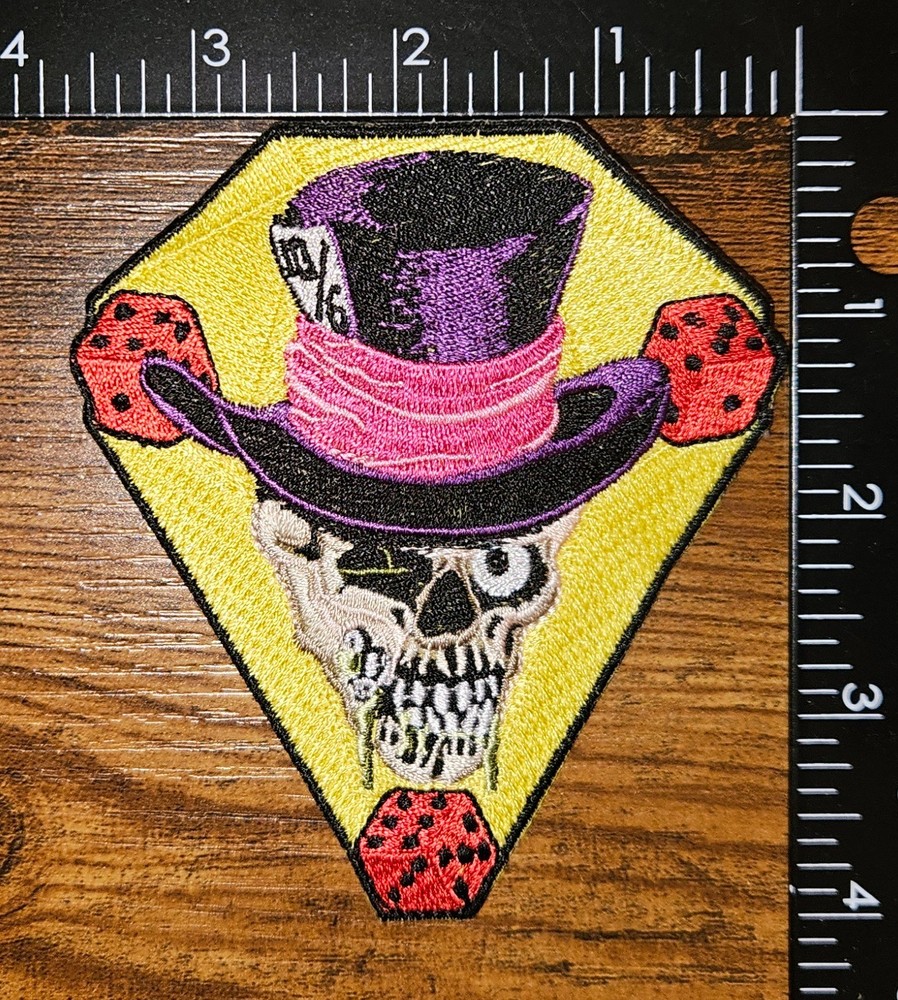 Mad Hatter Patch Northrop Grumman Black UAV  Military Patch