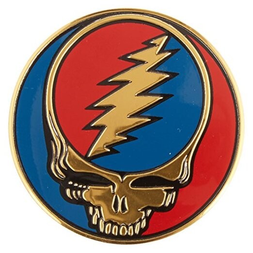 Grateful Dead - SYF Metal Sticker Medium Size 1 5/8"