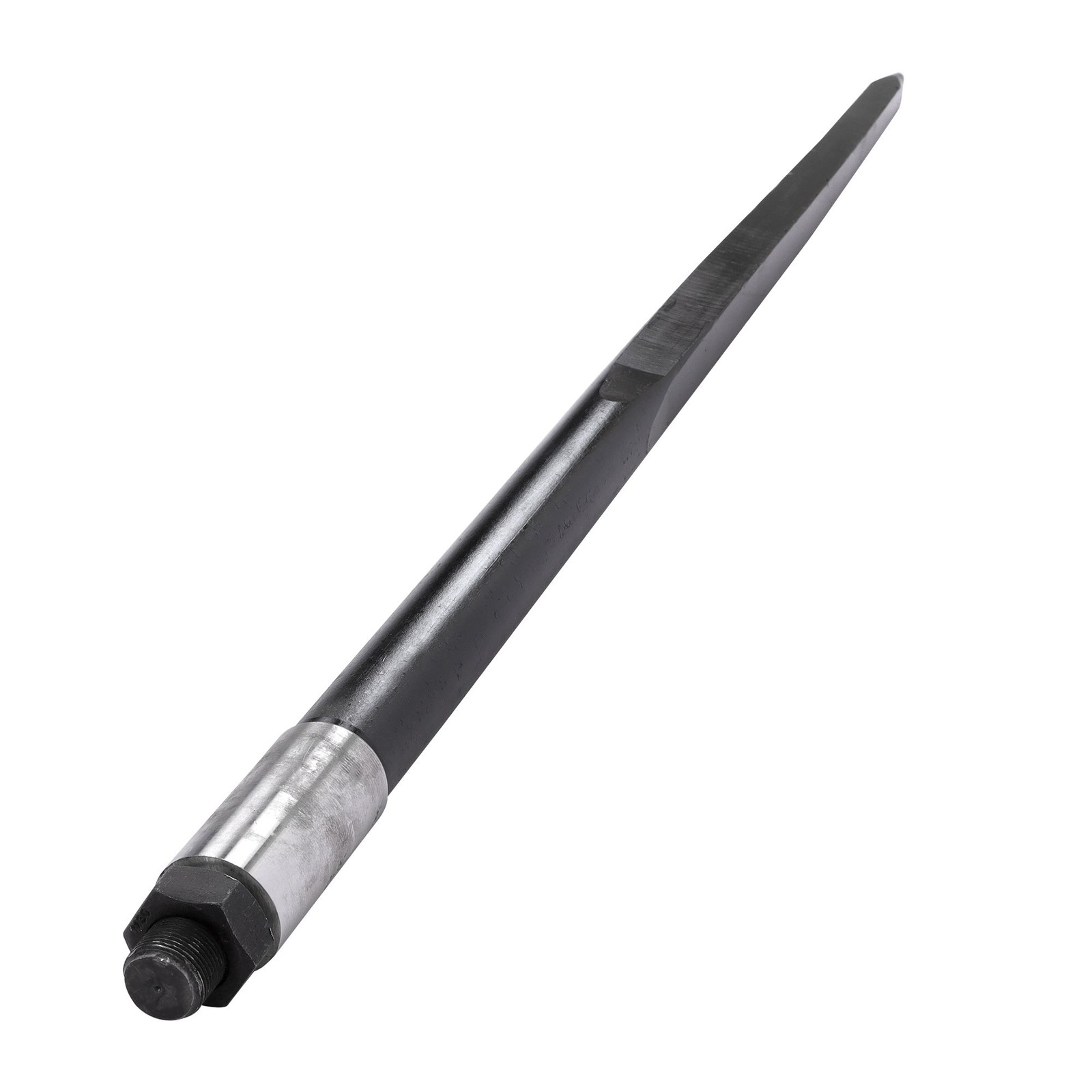 49IN Hay Spike Bale Spear 4500lb Capacity Spike Fork Fit For Tractor Black 2 Pcs