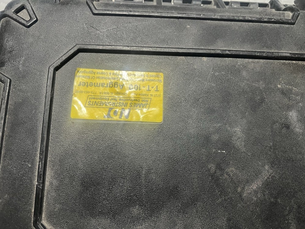 James Instruments T-T-100 Cementometer Microwave Moisture Meter Tested